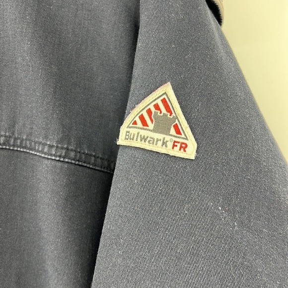 Bulwark FR Flame Resistance quilted hood, bomber jacket XL regular navy blue - Picture 4 of 11